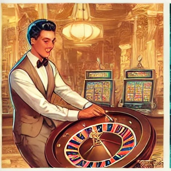 Pinco Casino - Oyun avtomatı yanında qız